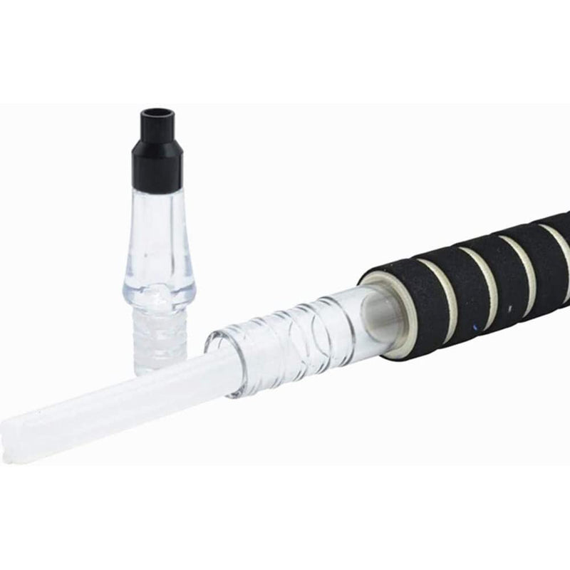 [Australia] - Hookah Hose Shisha Hose Washable Plush Hookah Pipe 6ft with Mini Ice Bag Detachable Mouth Tip Smoke Hose Hookah Shisha Pipe for Hookah Accessories (Black) Black 
