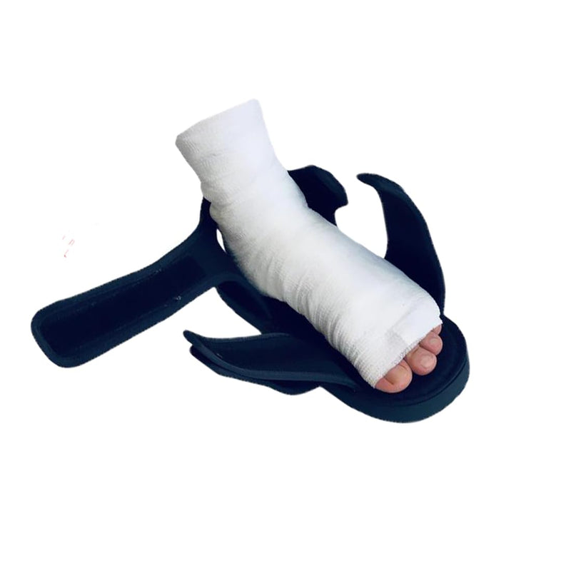 [Australia] - YJZQ Plaster Shoes Foot Fracture Plaster Shoe with Velcro Cover Rehabilitation Operation Shoes Orthopedic Bone Fracture Shoes for Post-Operative Rehabilitation of (S-Style 2 Size Details) S-Style 2 Size Details 