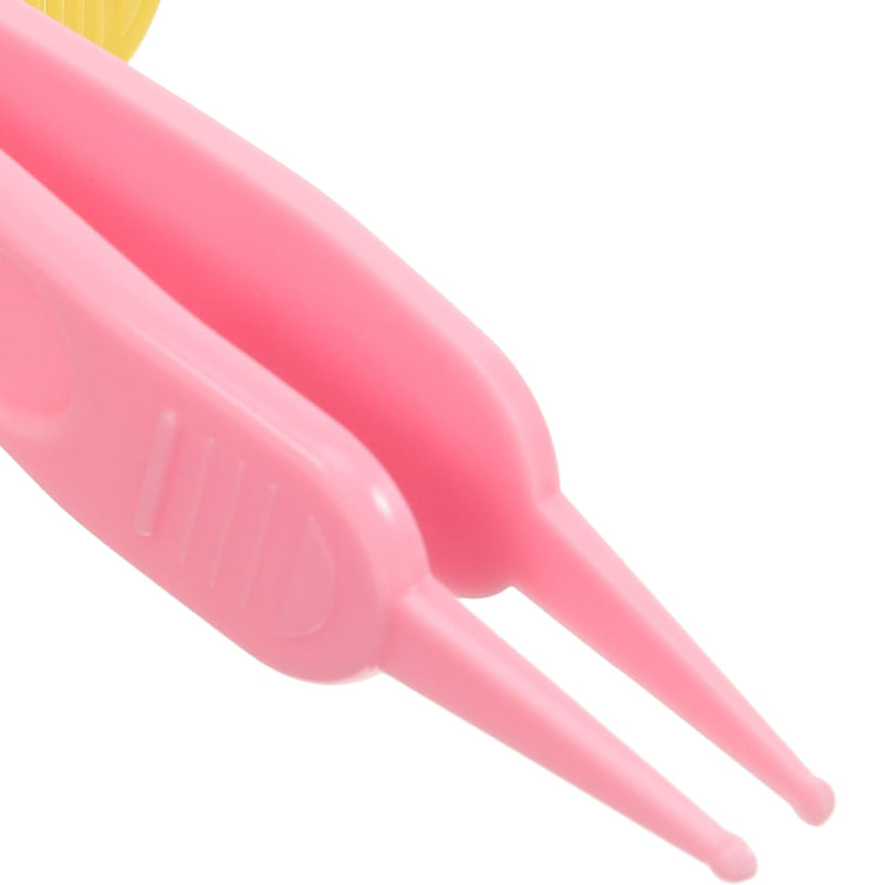 [Australia] - 5pcs Infant Nose Cleaning Tweezer Plastic Round Head Care Ear Nose Navel Clean Tool Nipper Plier Pincet Forceps for Ear Wax Removal Tool 