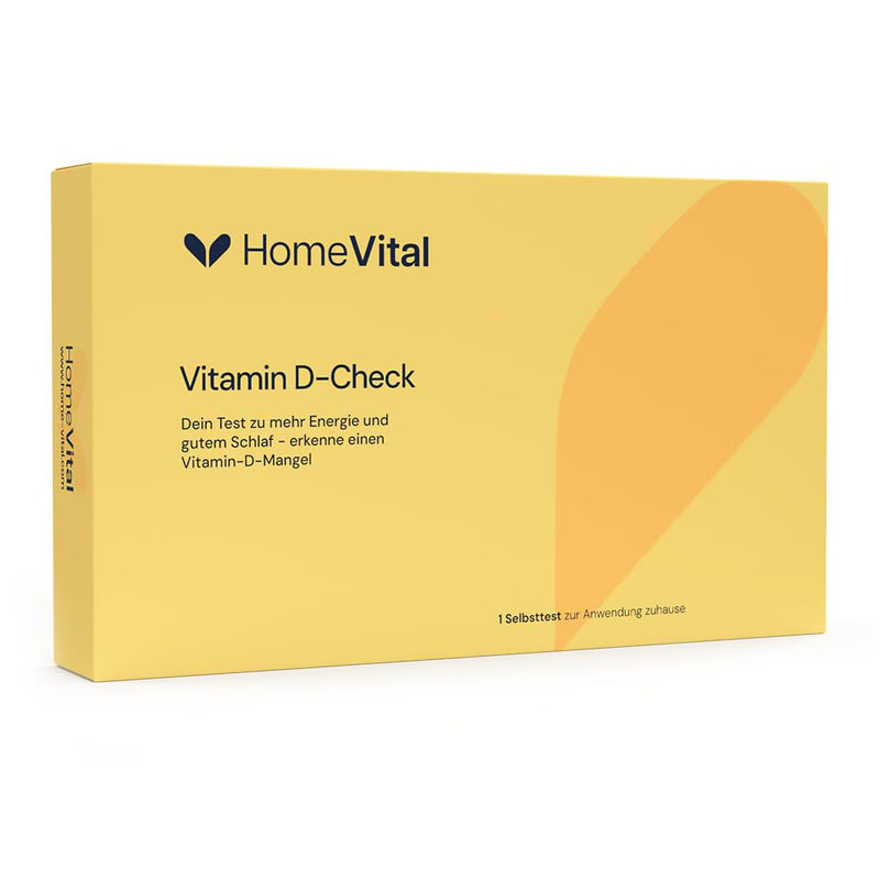 [Australia] - HomeVital Vitamin D test for home - rapid tests if vitamin D deficiency is suspected - blood test for symptoms such as hair loss, depression, exhaustion, tiredness, vitamin deficiency 