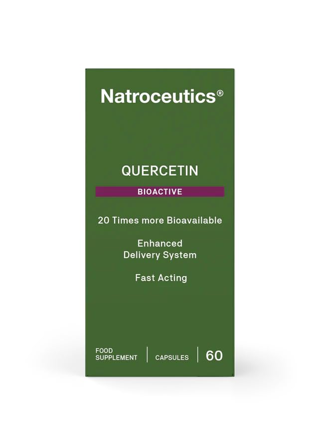 Quercetin Bioactive 60 Vegan Friendly Capsules| 20 Times More Bioavailable| Enhanced Delivery System| Fast Acting|
