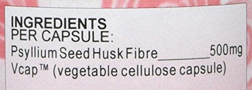 Health Plus Psyllium Seed Husk Fibre 500mg : Digestive Health Supplement : 90 Gelatin Free Capsules, in a planet-friendly 99% recycled pot