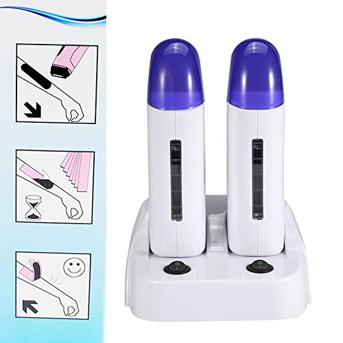 [Australia] - Portable Cartridge Wax Warmer for Hair Removal, 3 Types Roller Waxing Machine (05#) 