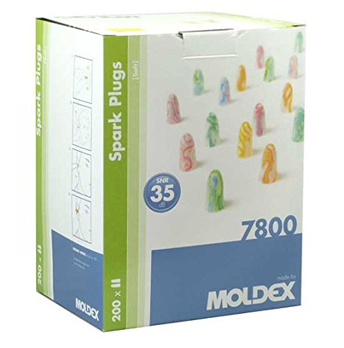 [Australia] - Earplugs SNR 35dB Moldex Soft SparkPlugs 7800 - 200 pairs 