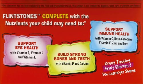 [Australia] - Flintstones Complete Childrens Chewable Supplement, 60 Count 