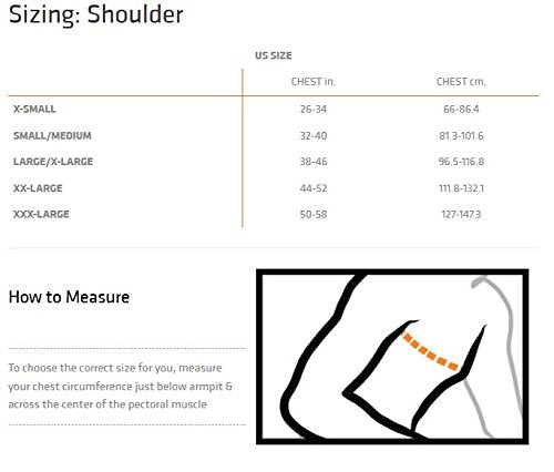 [Australia] - Shock Doctor Shoulder Support Brace for Men, Prevents & Promotes Healing from AC Sprains, Rotator Cuff Injuries & Moderate Separations Large / X-Large Black 