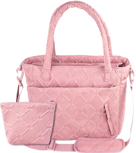 SUNRISING Tote Bag + Travel Toiletry Bag Pink