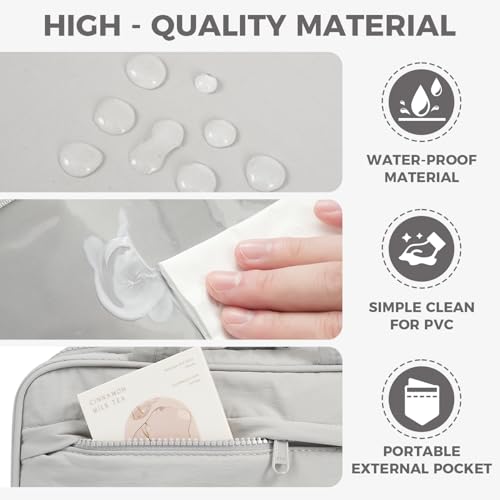 Compression Packing Cubes and Toiletry Bag