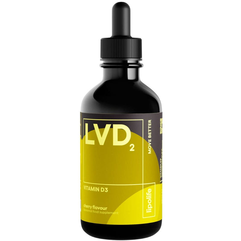 liposomal Vegan Vitamin D3 Supplement | Highly absorbable Plant sourced D3 | Manufactured in UK to cGMP Standards | lipolife | 60 Servings. 1000IU. LVD2. 60 ml (Pack of 1)