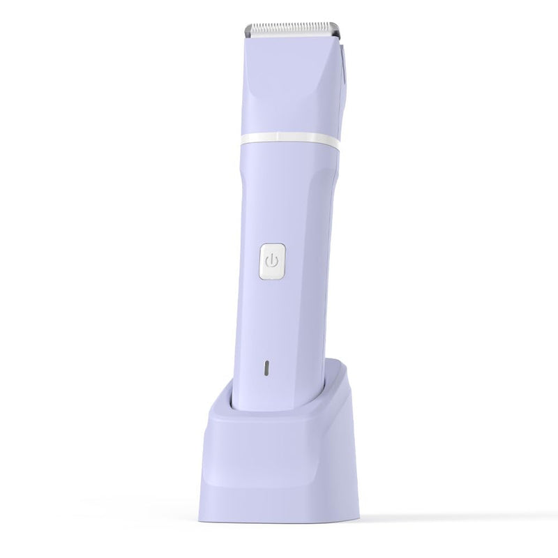 [Australia] - Electric Razors for Women - Wet/Dry Womens Electric Shaver for Bikini/Pubic Hair/Face/Legs/Intimate Area, epilators Hair Removal with Dock Charging, Christmas Gifts & Stocking Stuffers (Purple) 2-in-1 Purple 