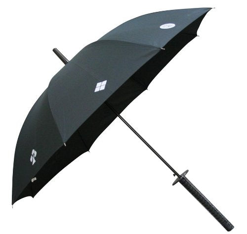 KOMESICHI Umbrella Ninja Samurai Sword Style Japanese Japan Anime Mt.Fuji Black