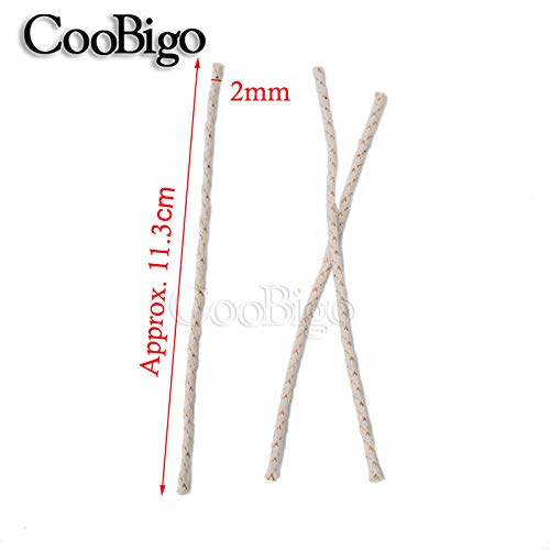 [Australia] - 100pcs Oil Lighter Wick Copper & Cotton Material Kerosene Petrol Lighter Accessories #FLQ215-C 