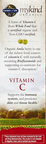 Garden of Life Organics Vitamin C Spray for Kids and Adults - Cherry Tangerine,Vitamin C Supplement,Antioxidant for Immune Support and Skin Health,2 fl oz Liquid Drops,(Pack of 2) Cherry-Tangerine 2 Fl Oz (Pack of 2)