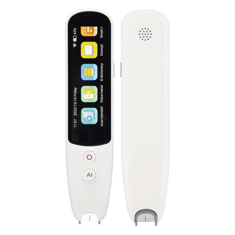 [Australia] - SVANTTO 102 Translator Pen Scanner, Text to Speech Device for Dyslexia, OCR Digital Highlighter Reader Pen, Exam Reading Pen, Bluetooth Langage Translator, No Monthly FeeÔºàWhiteÔºâ white 