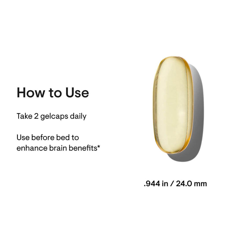 [Australia] - THORNE Advanced DHA - 650 mg DHA and 200 mg of EPA - Supports Healthy Brain Aging and Nerve Function - 60 gelcaps 