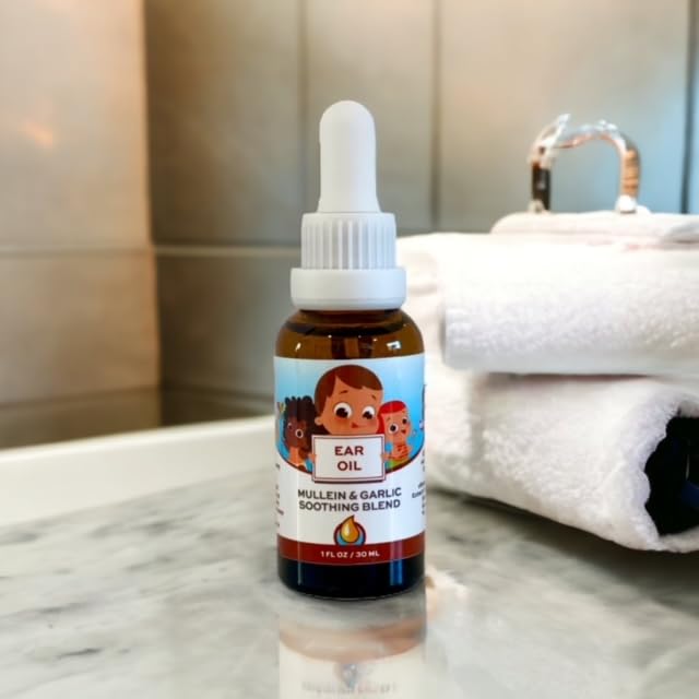 [Australia] - Punkin Butt Baby Ear Oil | Organic Garlic, Mullein, Calendula Ear Drops Safe for Infants (1 oz) 1 Fl Oz (Pack of 1) 