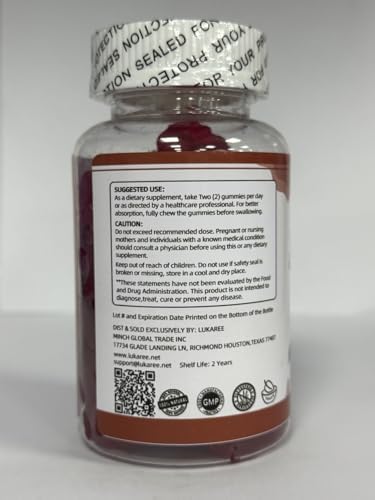 [Australia] - Liver Cleanse Detox & Repair Gummies - Milk Thistle, Dandelion, Artichoke Extract & Elderberry - No Sugar, Raspberry Flavor - 120 Count 
