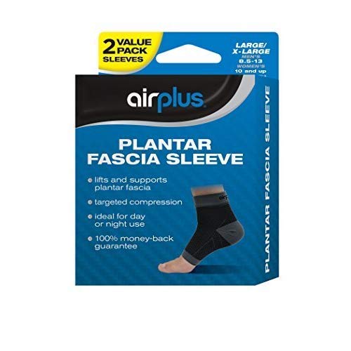 [Australia] - Airplus Plantar Fascia Sleeve, Men's Women's Large / Extra Large, 2 Sleeves (Pack of 2) 
