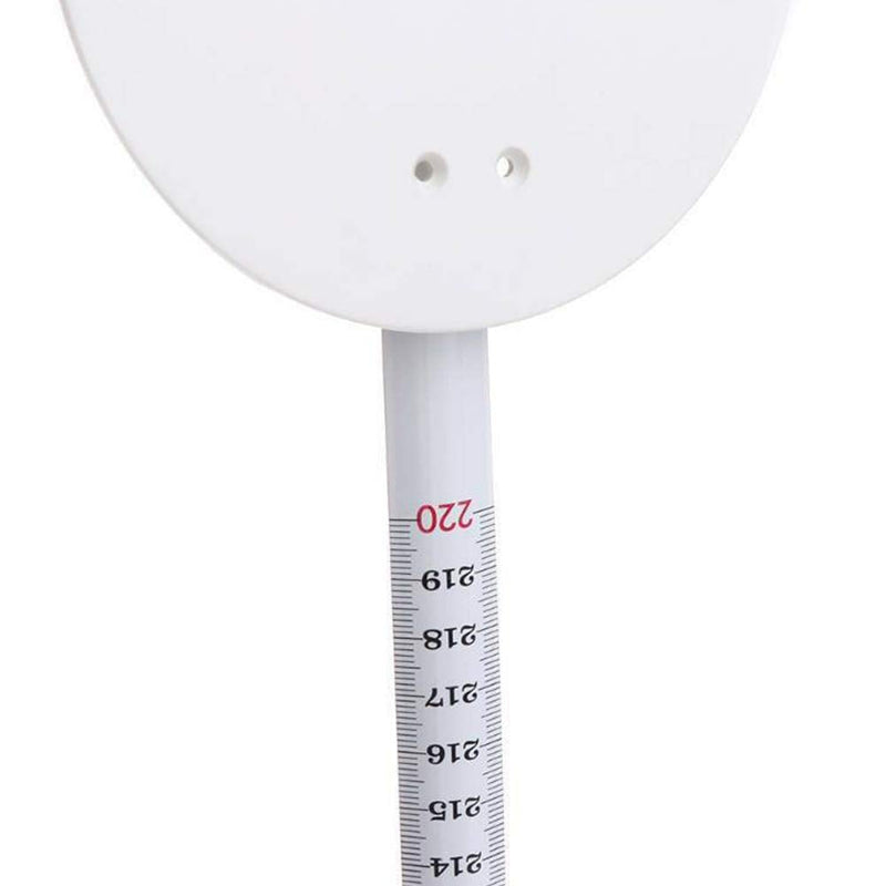 [Australia] - Stadiometer 0-2.2m Wall Mounted Professional Precise Tape Measure Growth Ruler Ideal for Clinic Home Adults Kids (White + Gray) 