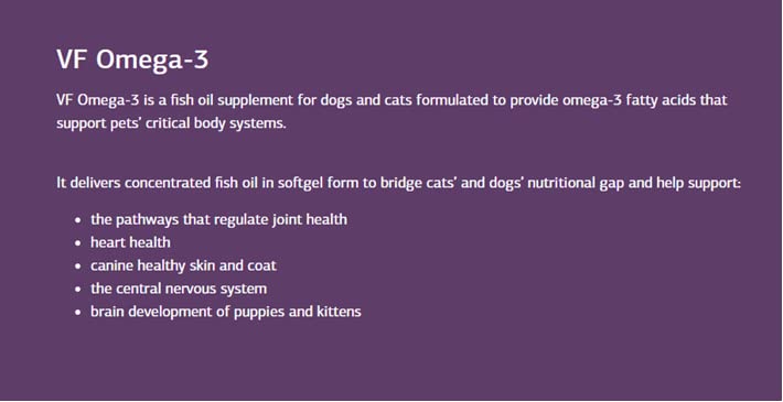 Standard Process VF Omega-3 for Pets - Dietary Supplement with Omega-3 Fatty Acids - Support Bone Growth, Immune Health, Heart Health & More - Fish Oil Supplement for Pets - 90 Softgels - PawsPlanet Australia