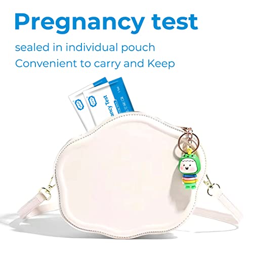 DAVID HCG 16-Count Pregnant Test Early Detection, Pruebas De Embarazo 6 Days Sooner Than Missed Period, 13 HCG Strips and 3 HCG Sticks Combo