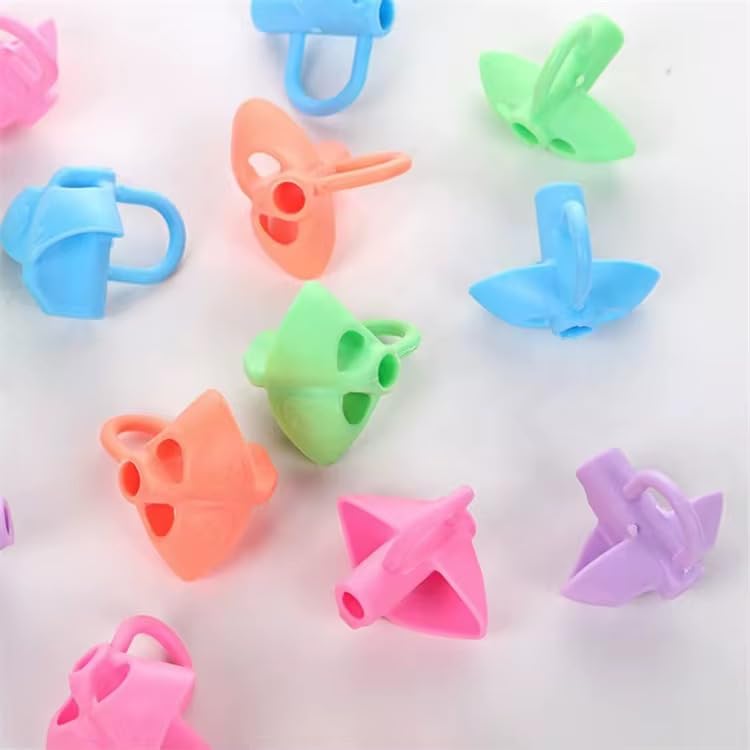 [Australia] - 10 PCS Pencil Finger Grips for Kids Handwriting Grip Posture Correction Training Pen Writing Aid Tool for Kids Toddler Preschool Children Adults Students Special Needs 