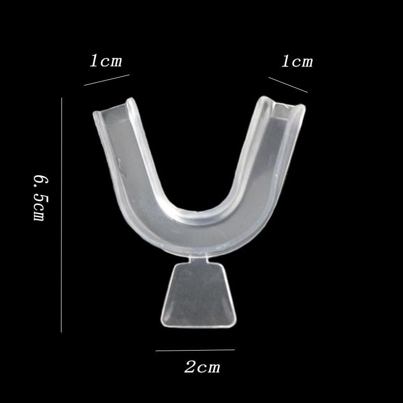 [Australia] - 4Pcs Silicone Transparent Comfortable Custom Mouth Guard Grinding,Sleeping Gum Shield,Guard Teeth Whitening Tray for Sports Bruxism Bite Guard,Easy to Use,Health and Household,Oral Care Pain Relief 