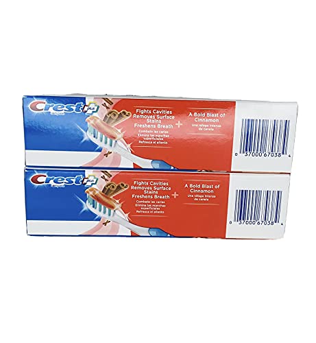 [Australia] - Crest Plus Complete + Whitening Cinnamon Rush Expressions 5.4 oz 2 Boxes 