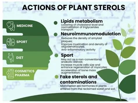 VITA PHARMA Plant Sterols 1000mg 365 Tablets, Healthy Cholesterol Levels, Balanced Lipid Levels, Circulatory Health, Heart Wellness