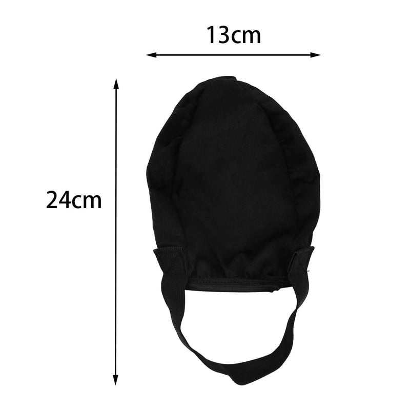 [Australia] - POFET Plaster Socks Toe Protector Soft Elastic Non-Slip Plaster Toe Protector Fits Plaster Socks Toe Protector for Most Cast Feet (Black) 
