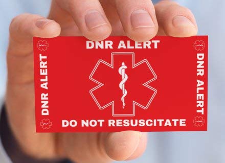 [Australia] - DNR Do Not Resuscitate Wallet Card (DNR-101) Quantity: (2) 2 