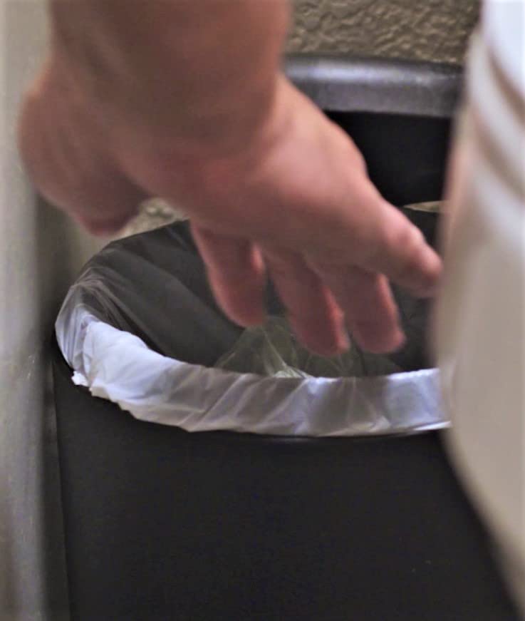 [Australia] - Disposable Beard Hair Catcher for Men - Sink Cover for Shaving & Trimming, Beard Bib Sub, Best Gifts for Men, Men's Grooming, Non-Stick Adhesives, Oxo-Biodegradable & Plant-Based Materials 