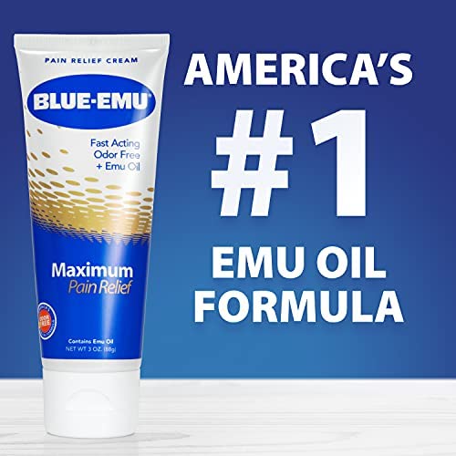 [Australia] - Blue Emu Arthritis Maximum Pain Relief Topical Cream for Muscles, Joints and Strains w/Emu Oil, 3oz,2 Pack 