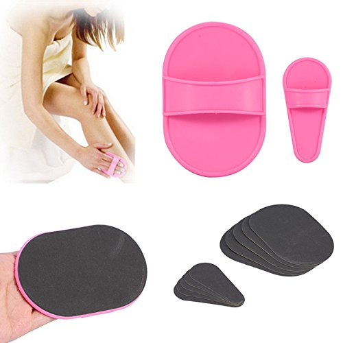 [Australia] - Uxsiya Hair Removal Pads Healthy Hair Removal Pad Sandpaper Paper Hair Removal Also for Arm Leg Hair Removal for Upper Lips Hair Removal for Epilation 
