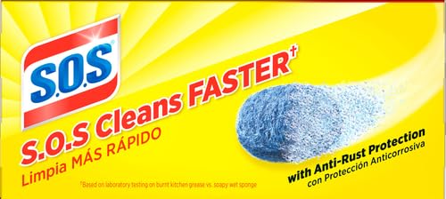 [Australia] - S.O.S. Steel Wool Soap Pads, 4 Count 