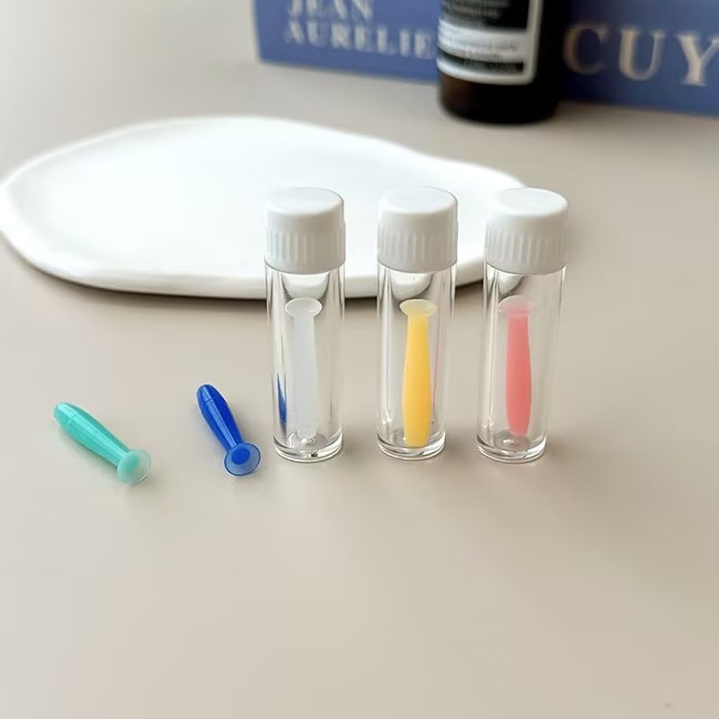 [Australia] - Blue Soft Silicone Contact Lens Insertion Tool, Contact Lens Care Accessories, Contact Lenses Suction Holder, Easy Plunger Remover Soft and Hard Lenses Multifunction Portable Tool, Hard Lenses Tool 