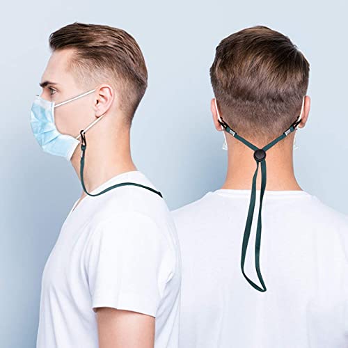 [Australia] - 10 Pack - Mask Lanyard，Ear Pressure Relief Comfort，Adjustable Length，Suitable for Adult Kids mask Lanyard，Mask Holder Mixed Colors 