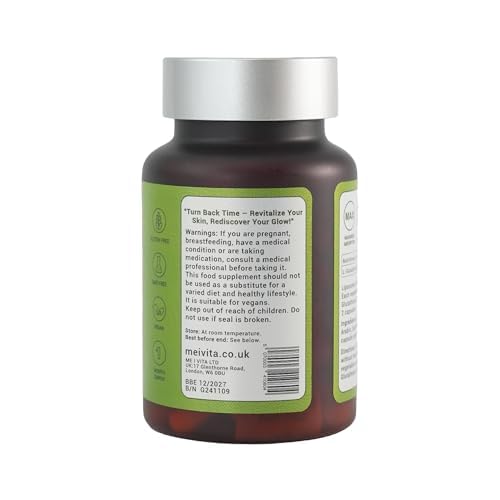 Liposomal Glutathione Supplement (Reduced), 500mg Glutathione Skin Whitening - 10x Higher Absorption, Antioxidant & Detox, Vegan-Friendly Formula, 60 Capsules (Pack of 1)