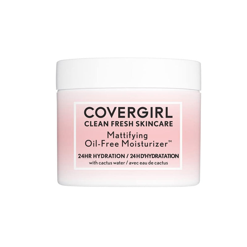 COVERGIRL Clean Fresh Skincare Mattifying Oil-Free Moisturizer, 2.0 Oz 2 Ounce (Pack of 1)