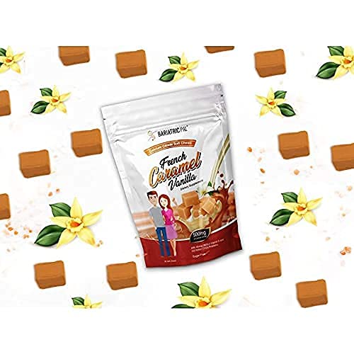 [Australia] - BariatricPal Sugar-Free Calcium Citrate Soft Chews 500mg with Probiotics (90 Count) - French Caramel Vanilla 