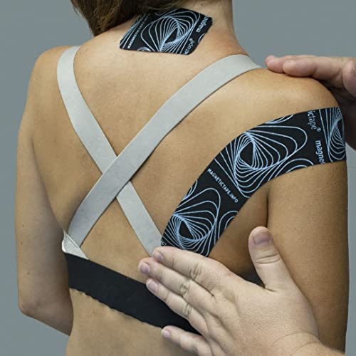 Magnetic Tape® (Pack of 2) 5mx5cm, Adhesive Elastic Bandage with Magnetic Particles, Kinesiotape, Neuromuscular Bandage, Kinesiology Tape, Sport Tape