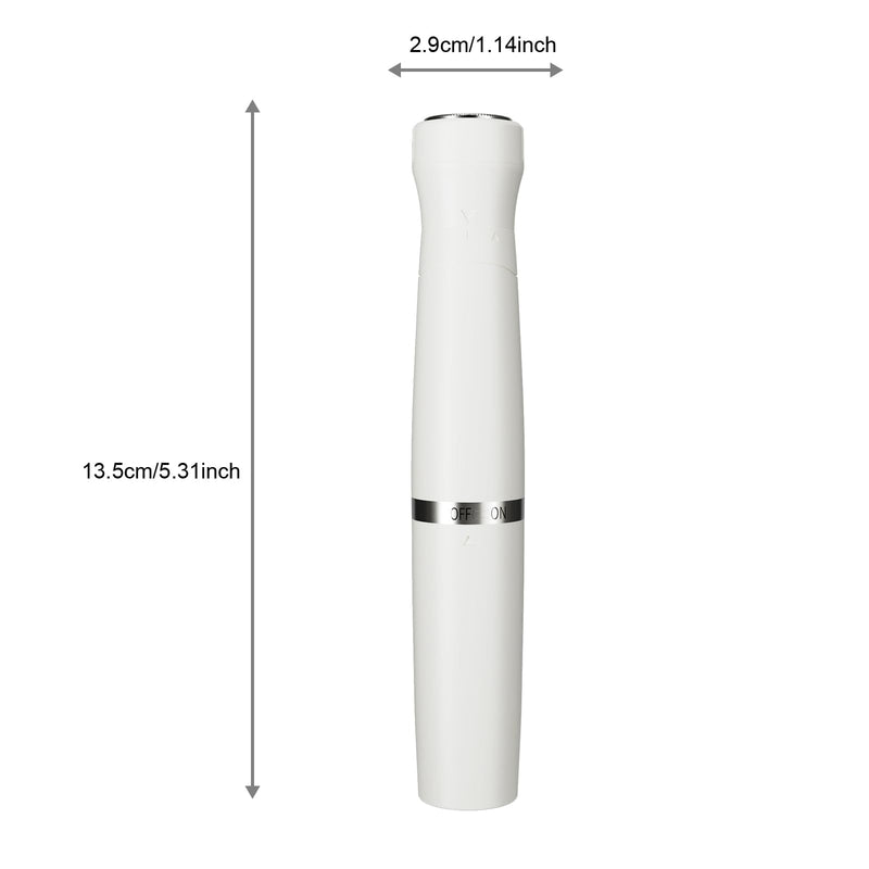 7-in-1 Electric Razor for Women - Painless Facial Hair Removal & Bikini Trimmer, Nose Eyebrow Pubic Hair Shaver with Replaceable Razors, Waterproof Women's Grooming Kit & Electric Shaver White 7 in 1