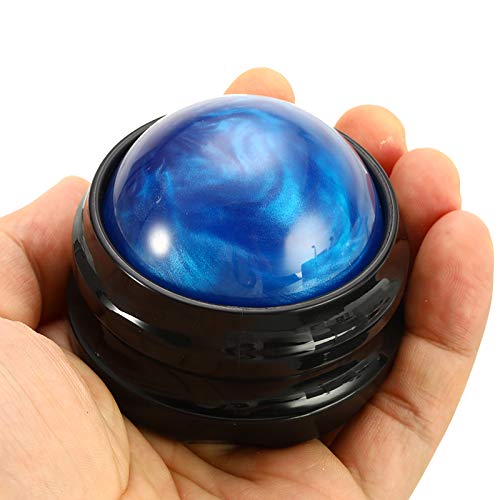 [Australia] - Massage Roller Ball,2-Pack Handheld Massage Therapy and Relax Tool for Sore Muscles,Joint Pain Relief Relaxing,Full Body Deep Tissue Massage(Blue&Purple) Black 