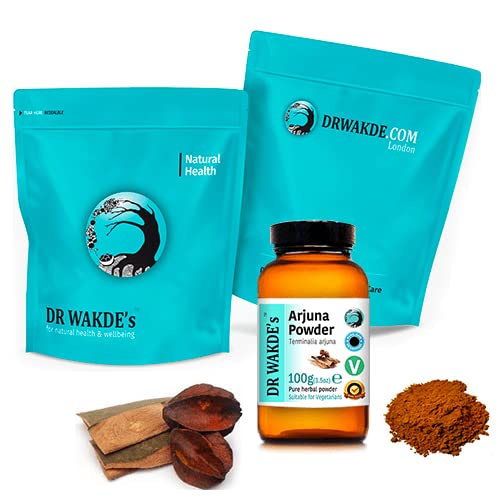 [Australia] - DR WAKDE'S Arjuna Bark Powder (Terminalia arjuna) - 500g (1.1lb) | Pure, Raw & Dried Powder | Natural Aroma and Freshness | Fine Powder | Vegan | Premium Grade | Nothing Added, Nothing Removed 