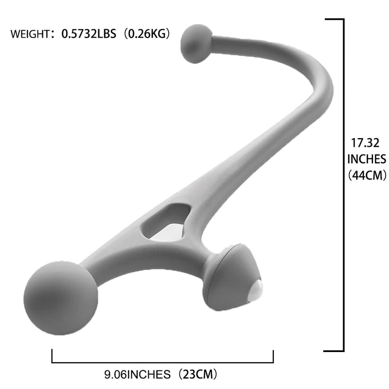[Australia] - MTZION Handle Massager Trigger Point- Therapy Cane Manual Massage Stick with Rolling Massage Ball for Pain Relief in deep Tissue 