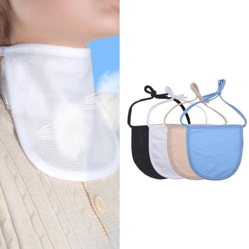 [Australia] - Tracheostomy Supplies - 4PCS Stoma Covers for Laryngectomy, Adjustable Neck Trachea Care Kits with Dust Shield Protectors, Women Men Unisex Mask (Single-layer) Single-layer 