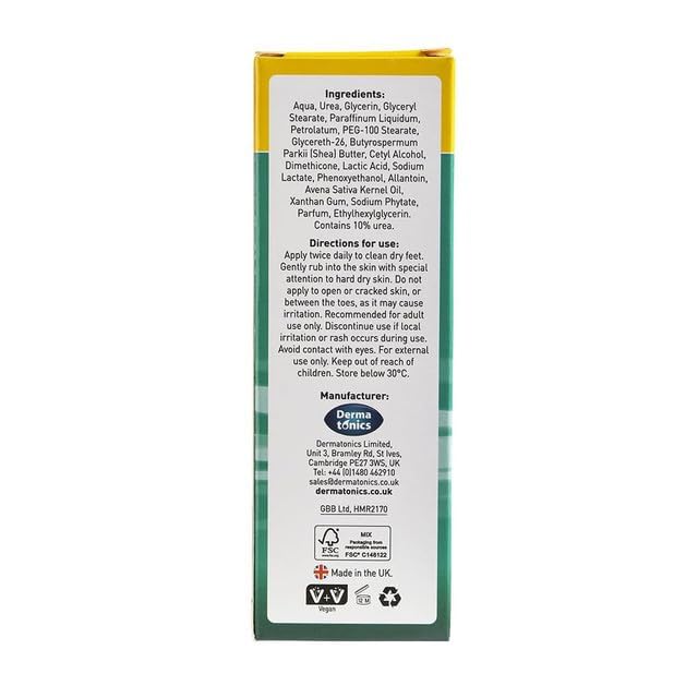 [Australia] - Dermatonics 10% Urea Callus Removing Cream – Removes Hard Skin, Moisturizes and Rehydrates Racked, Rough, Dead and Dry Skin – for Feet, Elbows, and Hands, 2.37 fl oz. Tube, 3 Pack 2.37 Fl Oz (Pack of 3) 