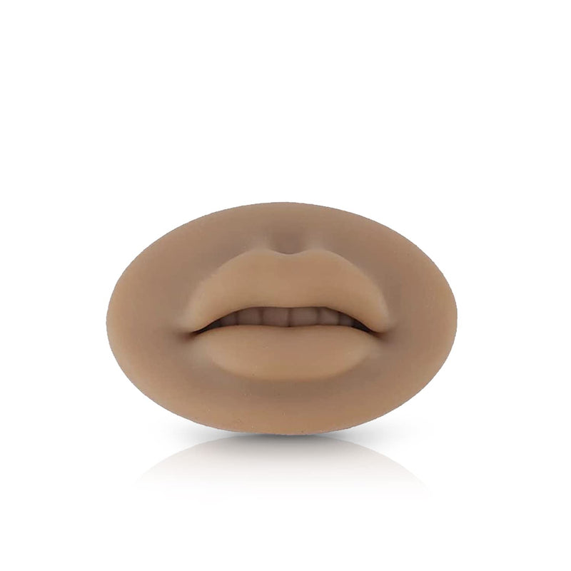 [Australia] - 9Pcs 3D Silicone Fake Lips for Makeup Practice, Soft Silicone Lips Tattoo Practice Skins Training for Permanent Makeup 9Pcs Mixed Color 