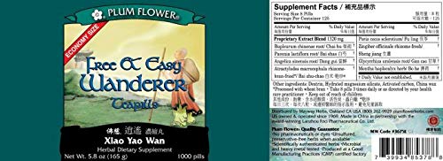 [Australia] - Plum Flower Economy Size - Free and Easy Wanderer - Xiao Yao Wan - 1,000 Teapills 
