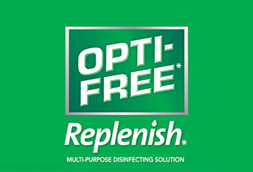 OPTI-FREE Replenish Multi-Purpose Disinfecting Contact Lens Solution, 2 oz (Pack of 6)